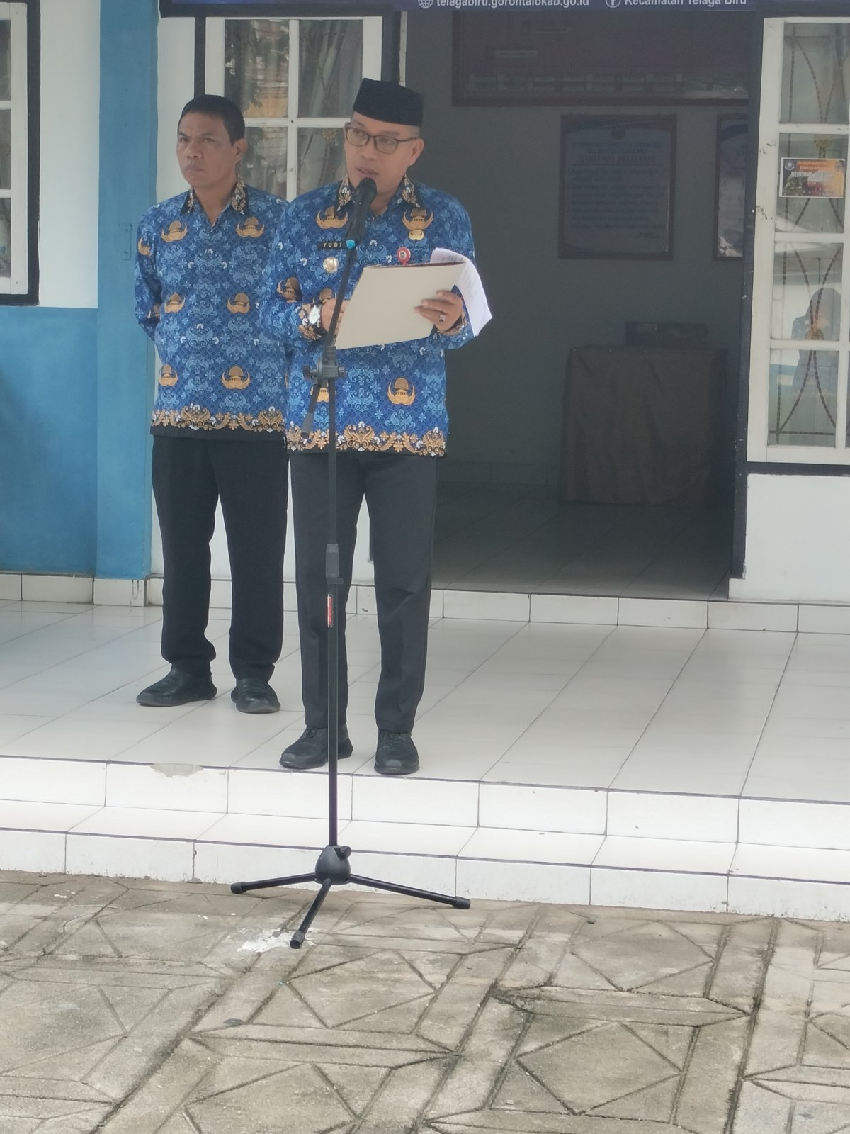 Gelar Apel Korpri  dan Peringatan Harkitnas Ke -118, Camat Telaga Biru Tekankan Sikap Disiplin, Integritas, Etika dan Profesionalisme