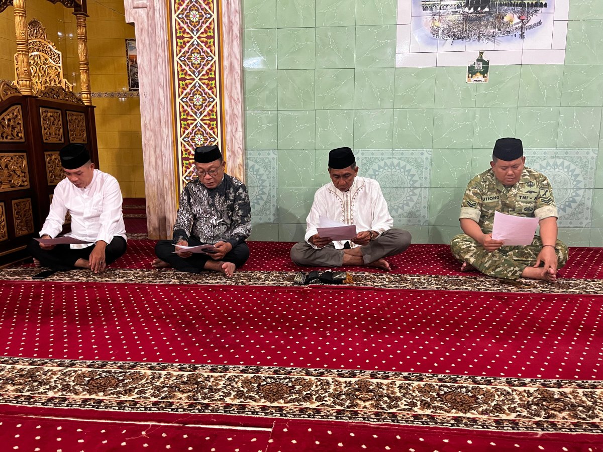 Sambut Tahun Baru Islam 1448 H, Pemerintah Kecamatan Telaga Biru Gelar Dzikir dan Doa Bersama